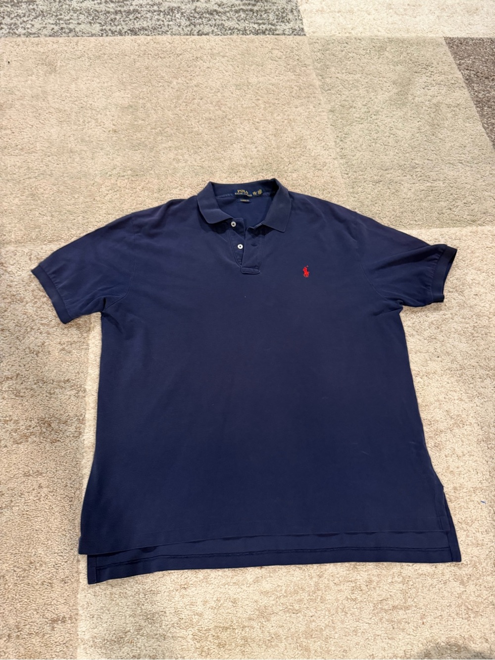 Lot of 2 Navy Polo Ralph Lauren XXL Shirts